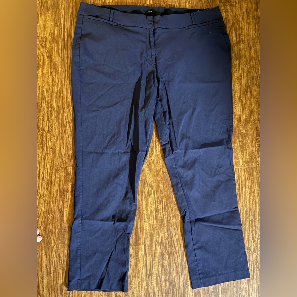 Lane Bryant Navy Blue Women's Trousers